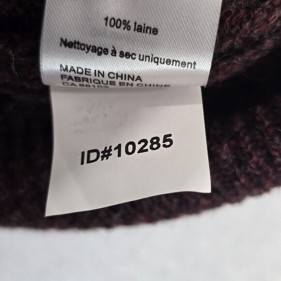 Spier & Mackay Sweater Vest Mens 2XL Burgundy Wool Cable V Neck Button Front - Picture 8 of 12